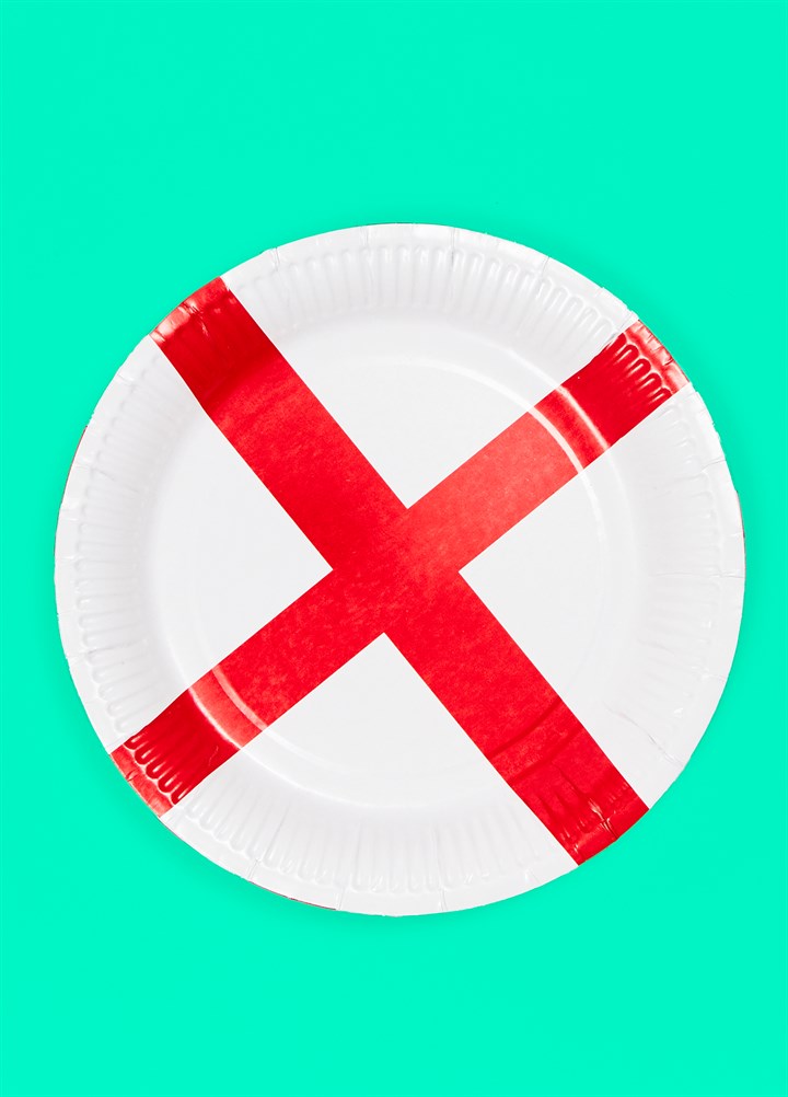 England Paper Plates - 10 Pack